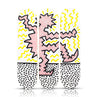 KEITH HARING 'Electric' (2022) Triptych Skateboard Deck Set