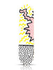 KEITH HARING 'Electric' (2022) Triptych Skateboard Deck Set