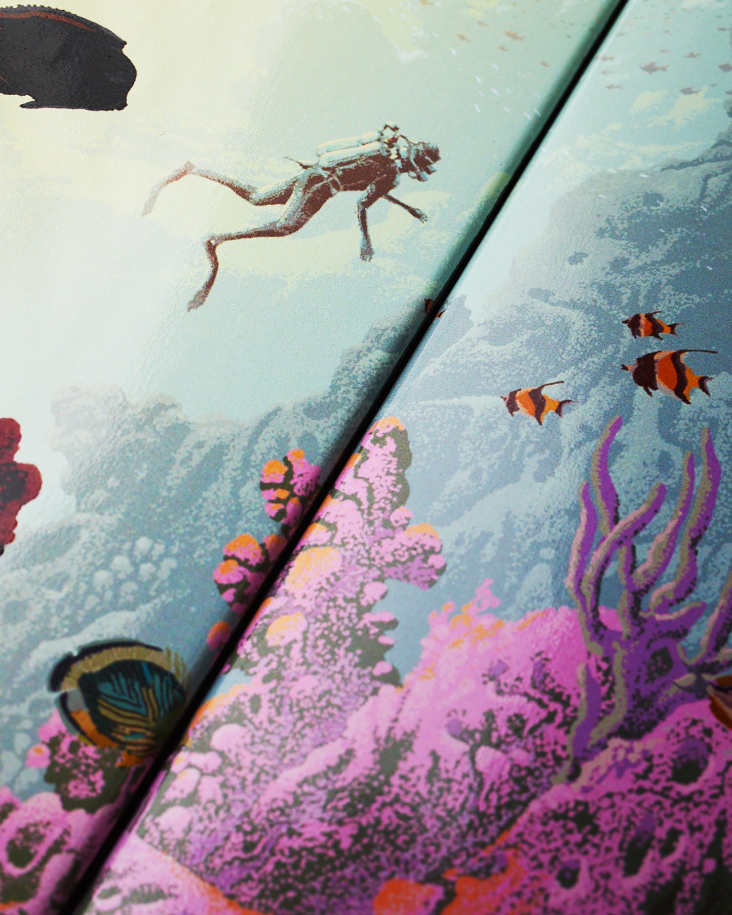 KILIAN ENG x Pangeaseed 'A Dream of the Reef' (2023) Diptych Skateboard Deck Set