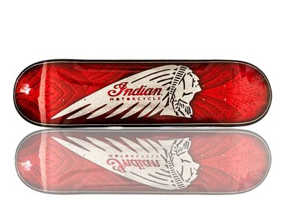 KRZYSZTOF KRYSTEK 'Indian Motorcycles #2' (2024) Original on Skateboard Deck