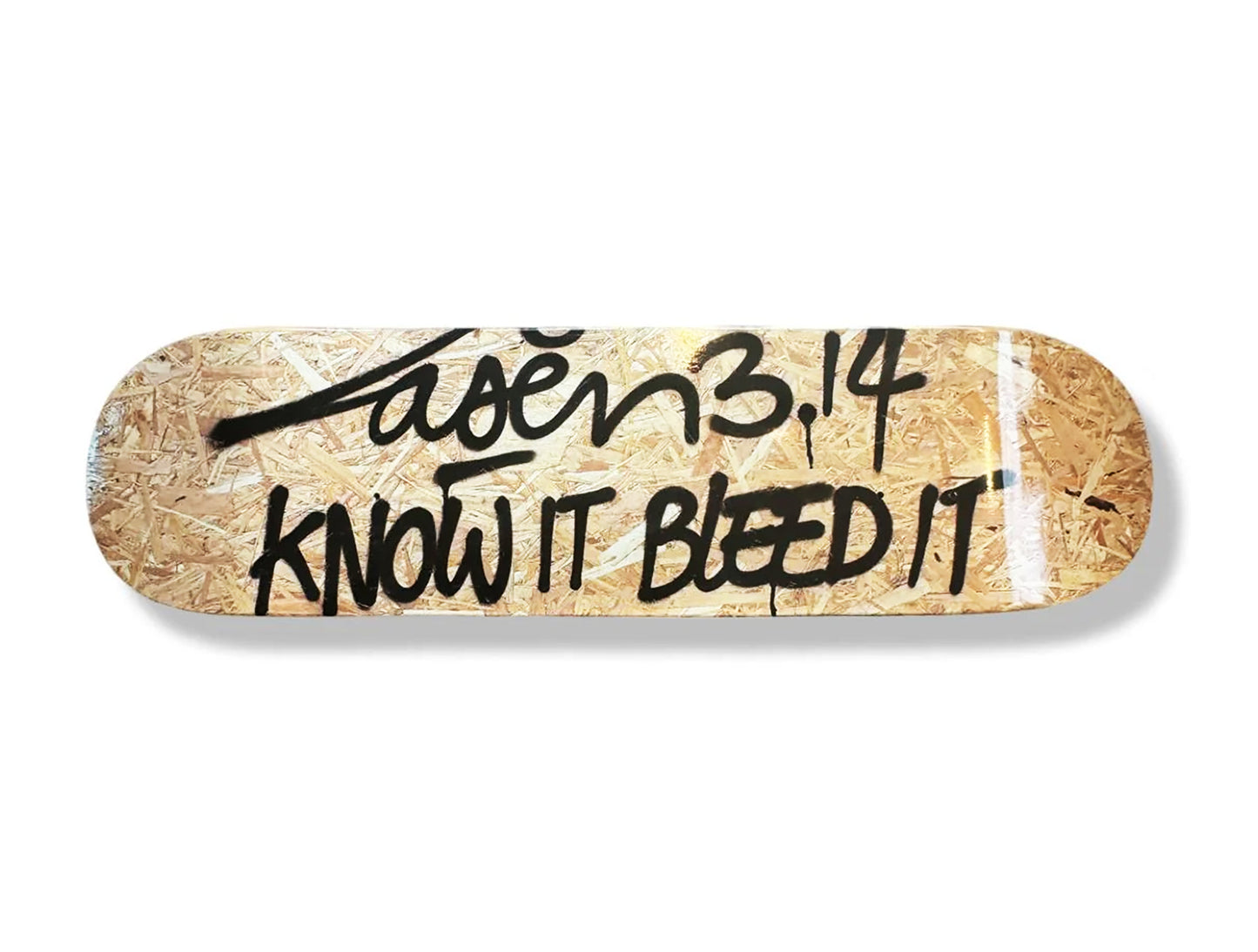 LASER 3.14 'Know It, Bleed It' (2018) Skateboard Deck