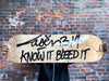 LASER 3.14 'Know It, Bleed It' (2018) Skateboard Deck