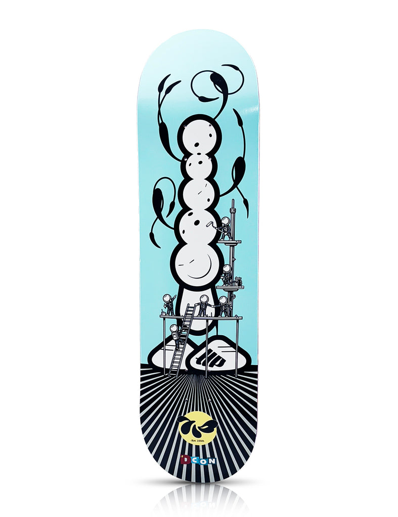 The LONDON POLICE x 3DRetro 'DCON 23' (2023) Skateboard Deck