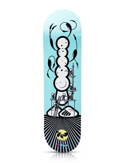 The LONDON POLICE x 3DRetro 'DCON 23' (2023) Skateboard Deck