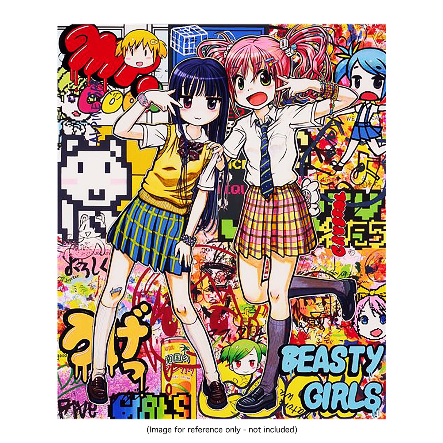 MR. x Kaikai Kiki 'High School Story' (2020) Triptych Skateboard Deck Set