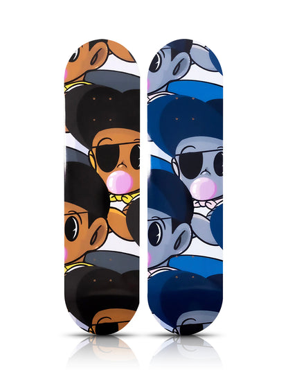 MARLY MCFLY x 1xRUN 'Supa Zook' (2024) Diptych Skateboard Deck Set