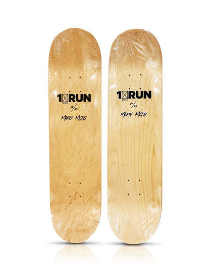 MARLY MCFLY x 1xRUN 'Supa Zook' (2024) Diptych Skateboard Deck Set