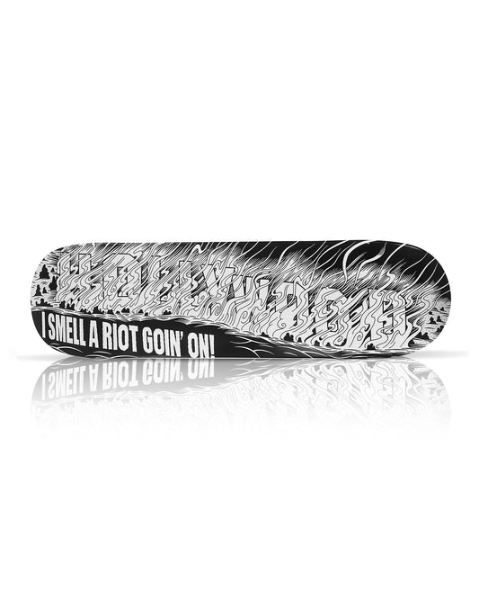 MIKE GIANT 'Burn Hollywood, Burn' (2020) Hand-Signed Skateboard Deck