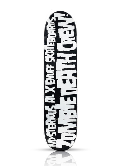 MYSTERIOUS AL 'Zombie Death Crew' (2011) Skateboard Deck (blue)