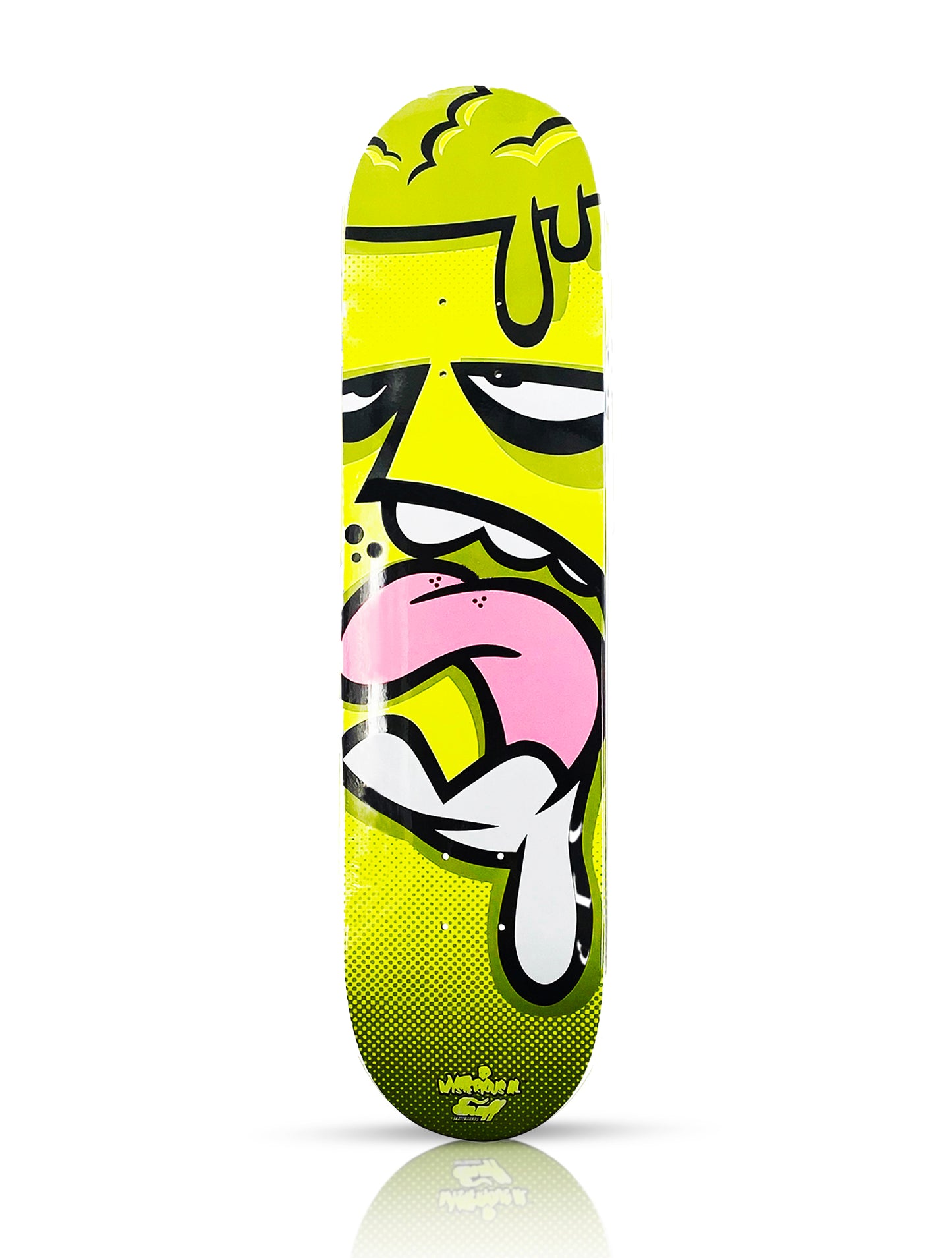 MYSTERIOUS AL 'Zombie Death Crew' (2011) Skateboard Deck (yellow)