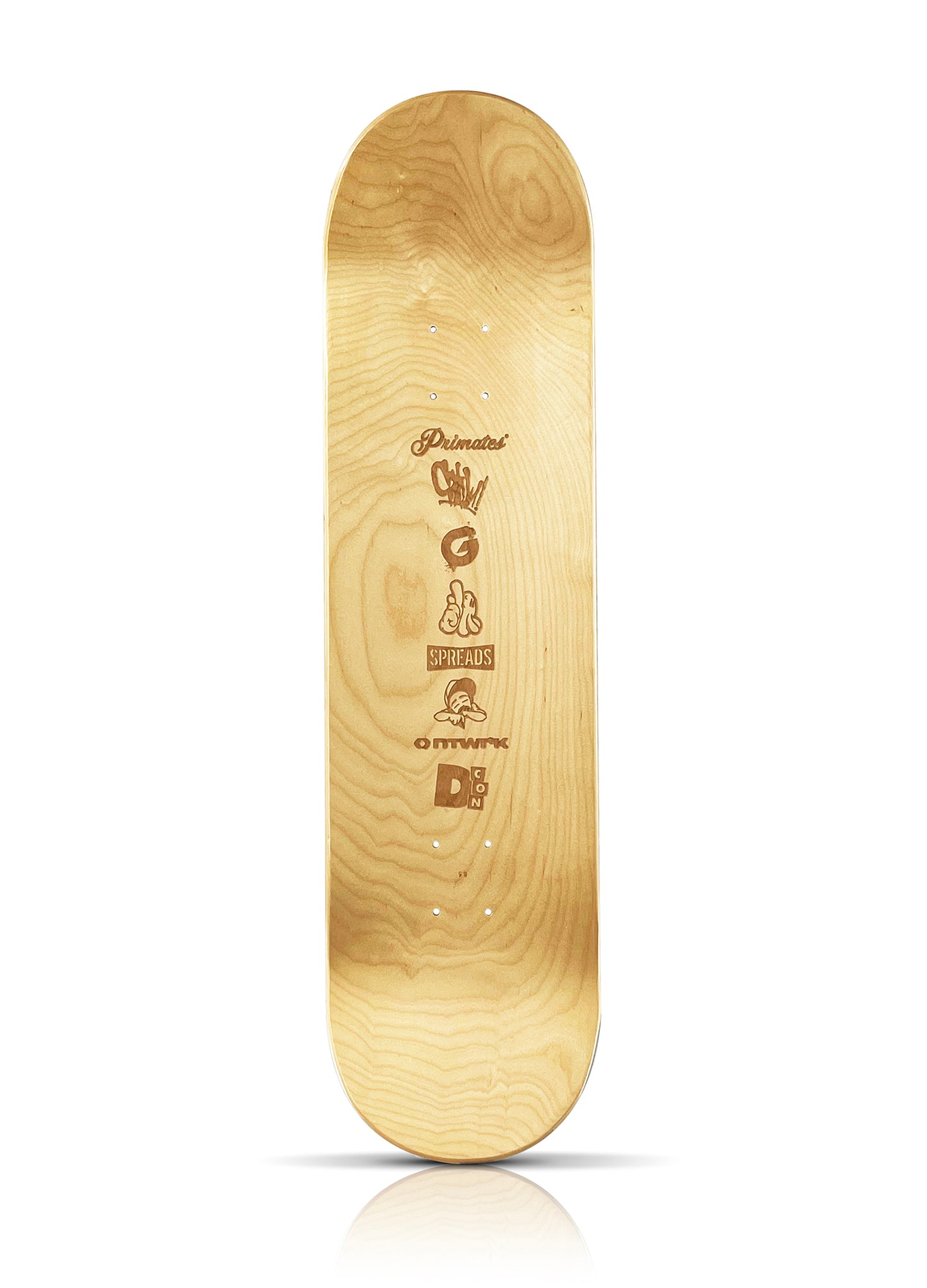 OG SLICK x NTWRK 'Primate #5506: Police Line Up' (2022) Skateboard Deck