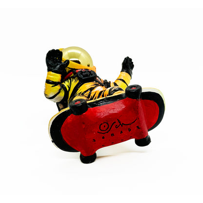 OTTO SCHADE 'Sk8 Astronaut' (2024) Hand-Painted Designer Art Figure