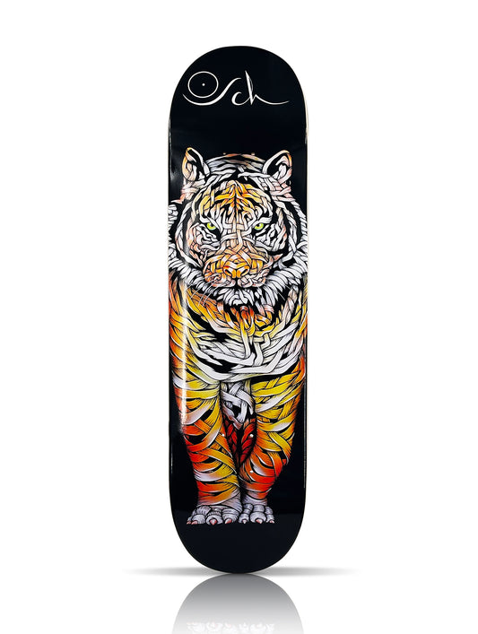 OTTO SCHADE x SK8 of the ART 'Wrapped Tiger' (2023) Skateboard Deck