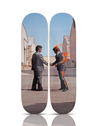 PINK FLOYD x The Skateroom 'Wish You Were Here' (2025) Diptych Skateboard Deck Set