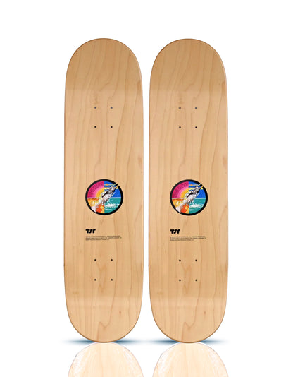 PINK FLOYD x The Skateroom 'Wish You Were Here' (2025) Diptych Skateboard Deck Set
