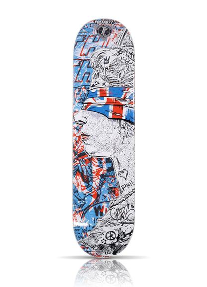 PREFAB 77 x 1xRUN 'Amsterdam's' + 'Big Ben Ripped' + 'Blind Faith' (2022) Triptych Skateboard Deck Set (#12)