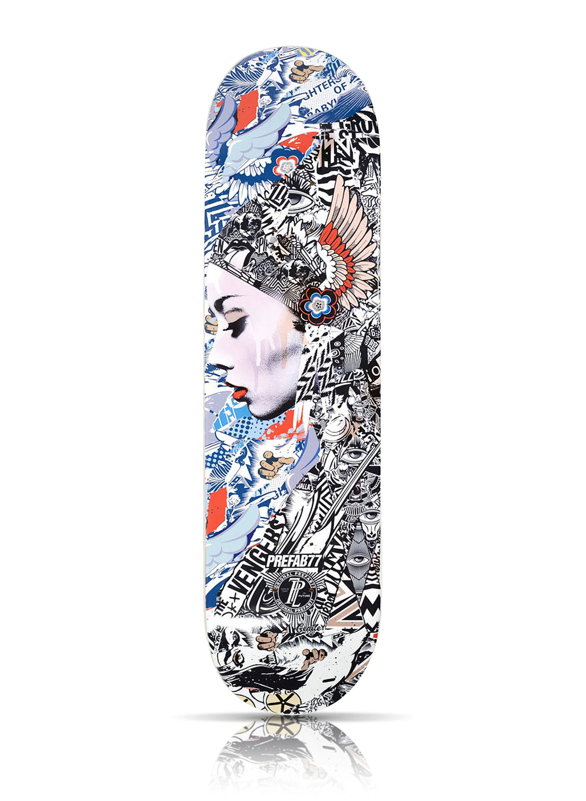 PREFAB 77 x 1xRUN 'Amsterdam's' + 'Big Ben Ripped' + 'Blind Faith' (2022) Triptych Skateboard Deck Set (#12)