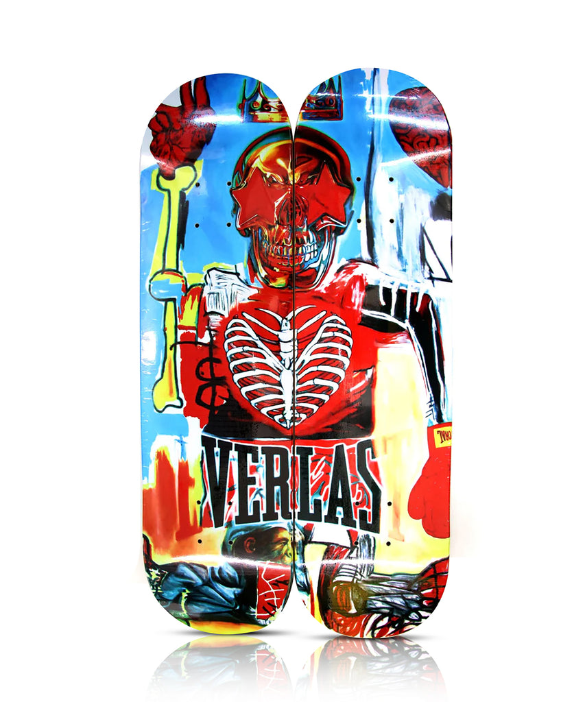 RON ENGLISH 'Everlast Boxing Brain' (2023) Skateboard Deck Set (diptych)