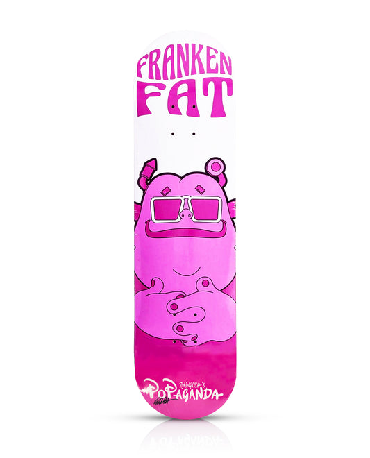RON ENGLISH 'Franken Fat' (2019) Hand-Signed Skateboard Deck