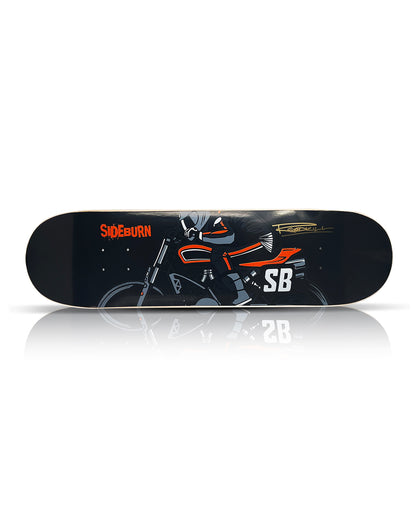 RYAN ROADKILL 'Sideburn Dallas' (2022) Hand-Signed Skateboard Deck