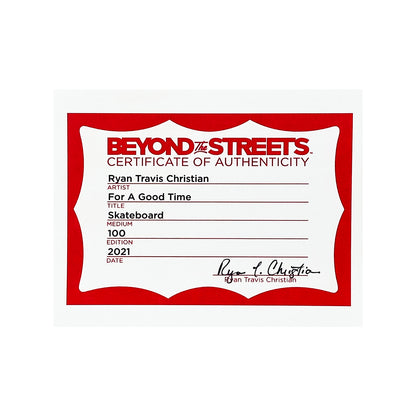 RYAN TRAVIS CHRISTIAN 'Good Time' (2021) Skateboard Deck