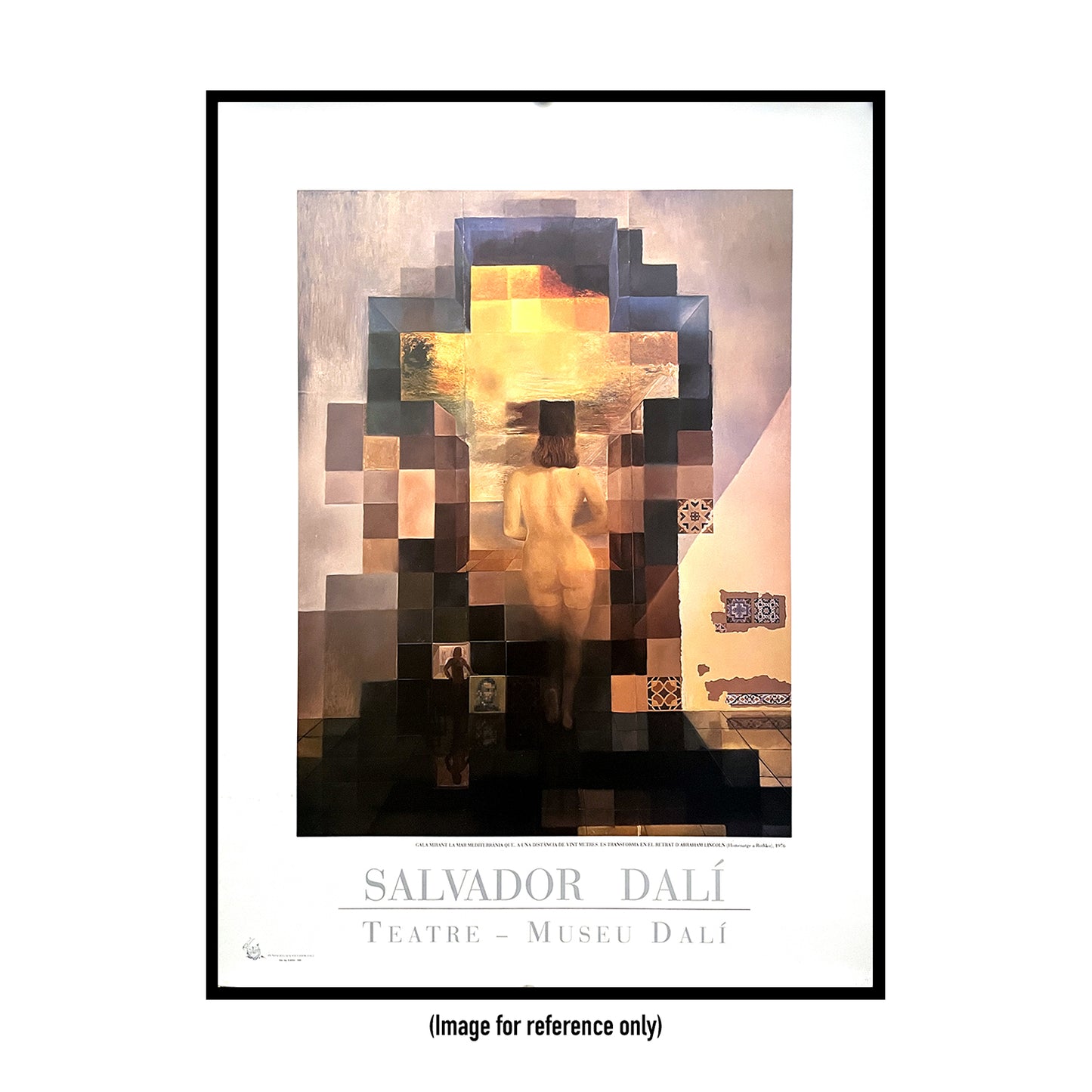 SALVADOR DALI (after) 'Gala Contemplating the Mediterranean' (2020) Triptych Skateboard Deck Set