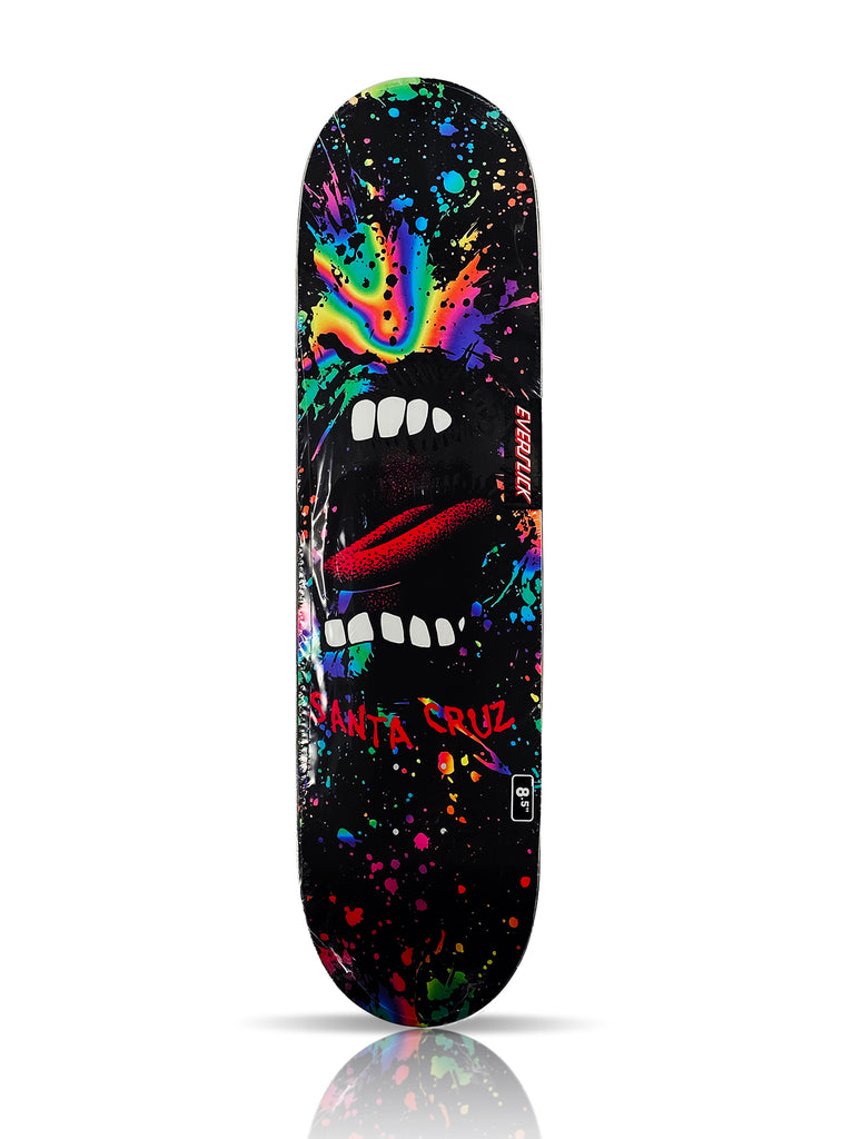 SANTA CRUZ 'Big Mouth Splatter' (2019) Skateboard Deck