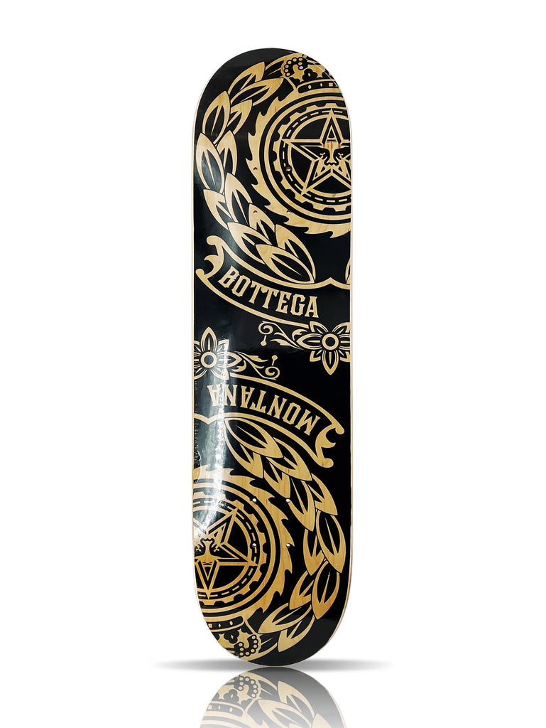 SHEPARD FAIREY 'Obey x Bottega Montana' (2007) Skateboard Deck (black)