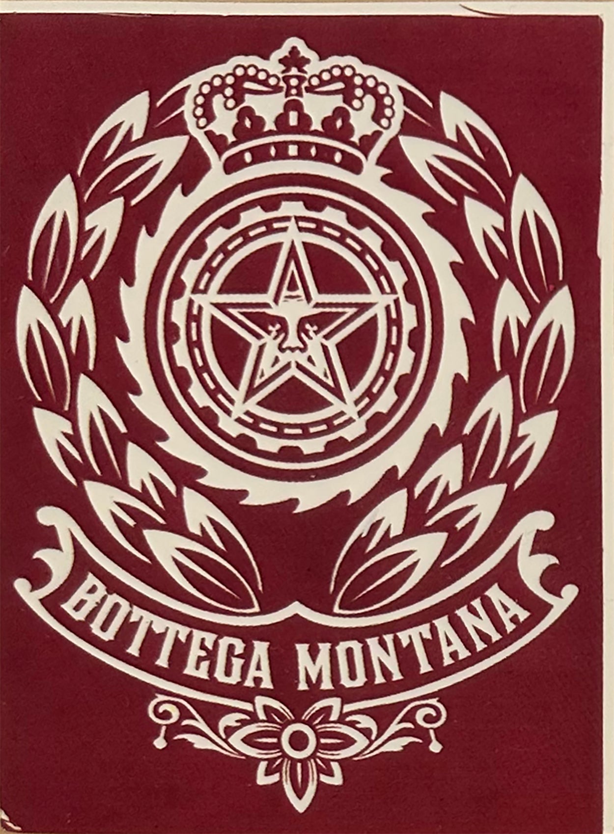 SHEPARD FAIREY 'Obey x Bottega Montana' (2007) Skateboard Deck (black)