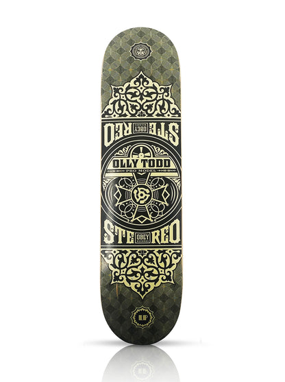 SHEPARD FAIREY 'Co-op Series: Olly Todd' (2009) Rare Skateboard Deck