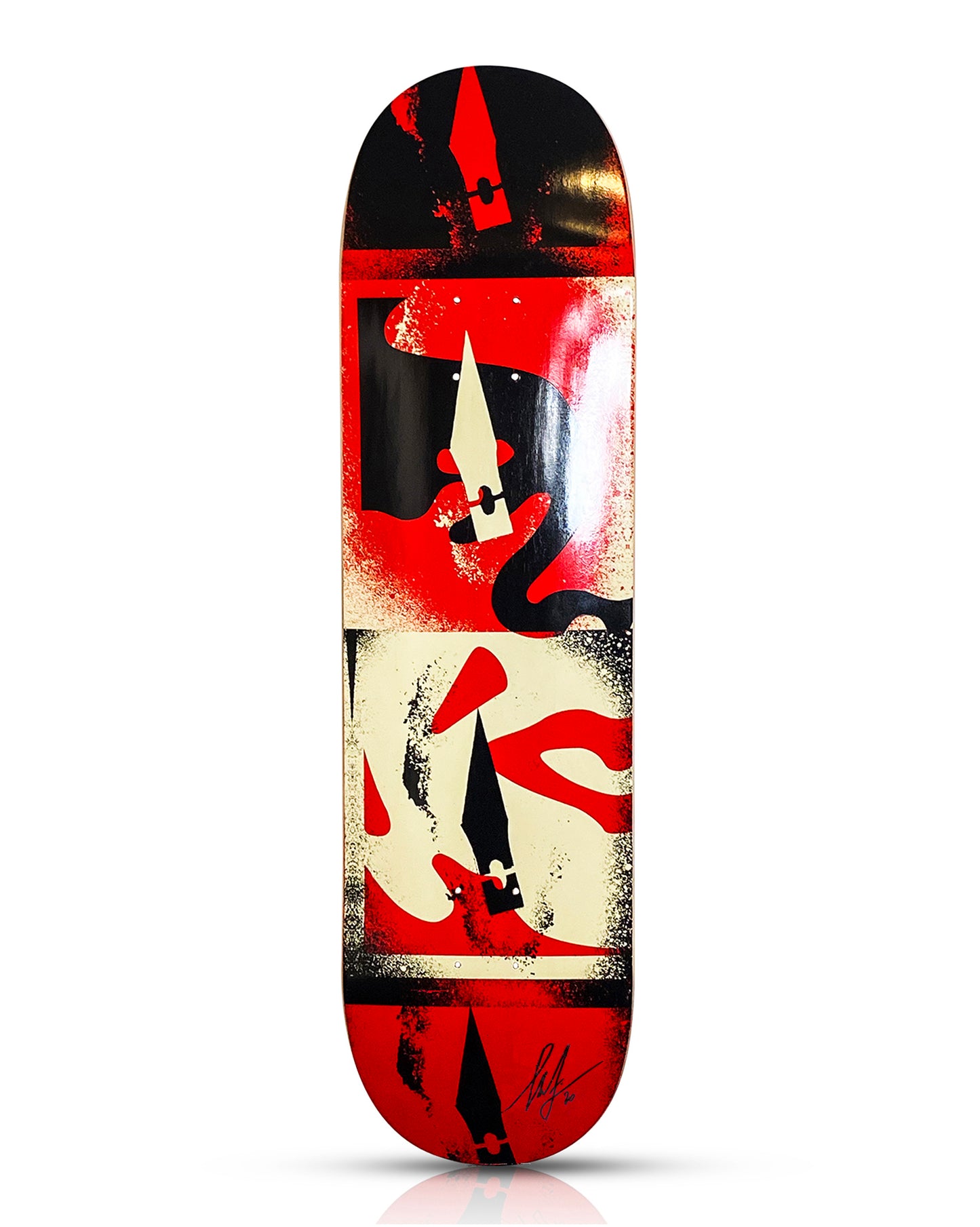 SHEPARD FAIREY 'Cut it Up' (2020) Hand-Signed Skateboard Deck