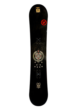 SHEPARD FAIREY x K2 'Fuse' (2007) Rare Freestyle Snowboard