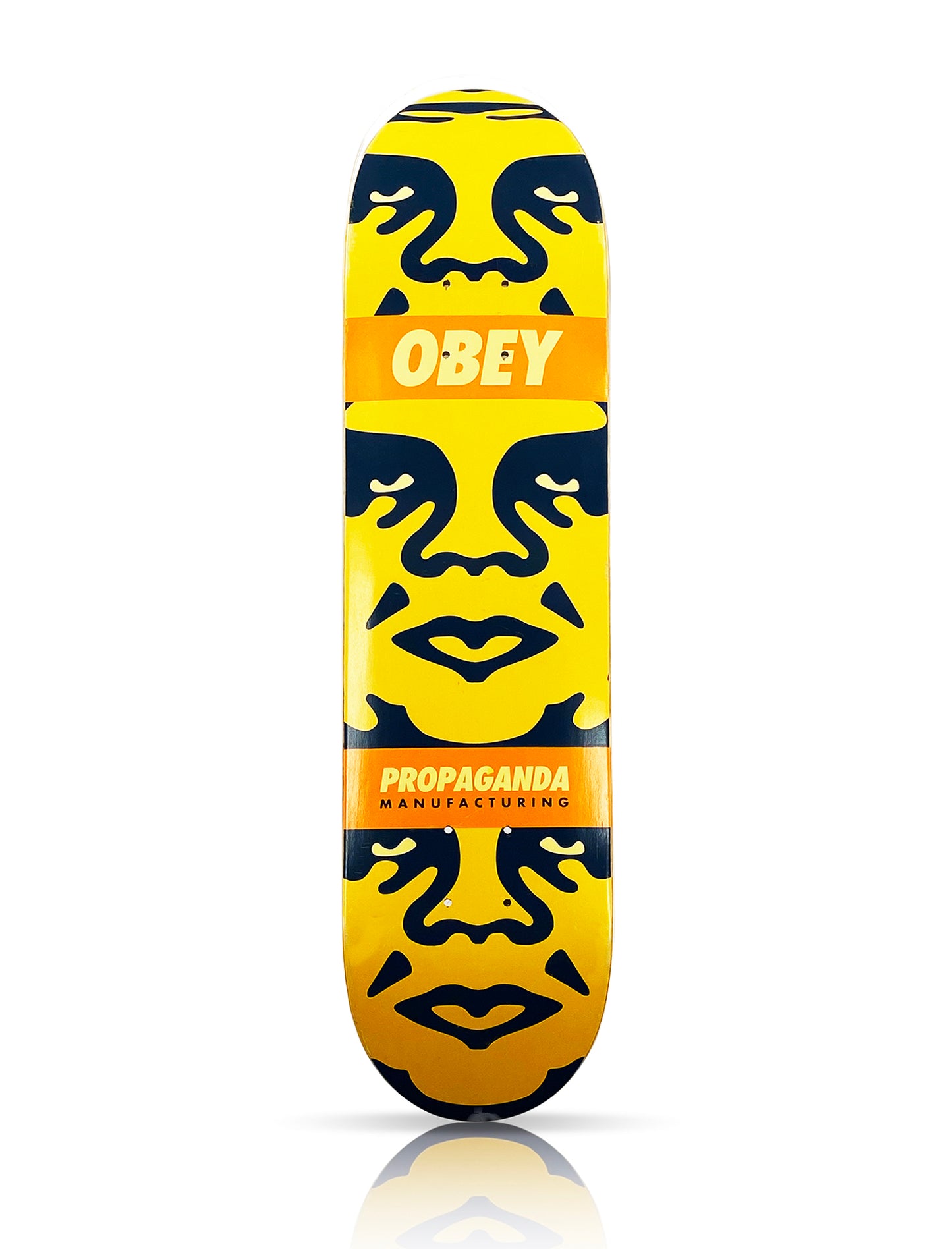 SHEPARD FAIREY 'Obey 3-Face' (2003) RARE Skateboard Deck