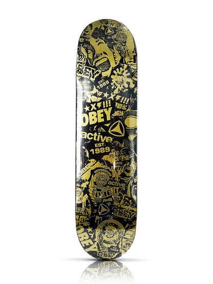 SHEPARD FAIREY 'OBEY x Active' (2006) Skateboard Deck