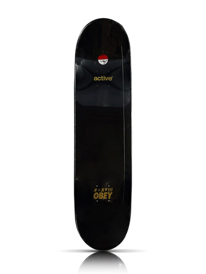 SHEPARD FAIREY 'OBEY x Active' (2006) Skateboard Deck