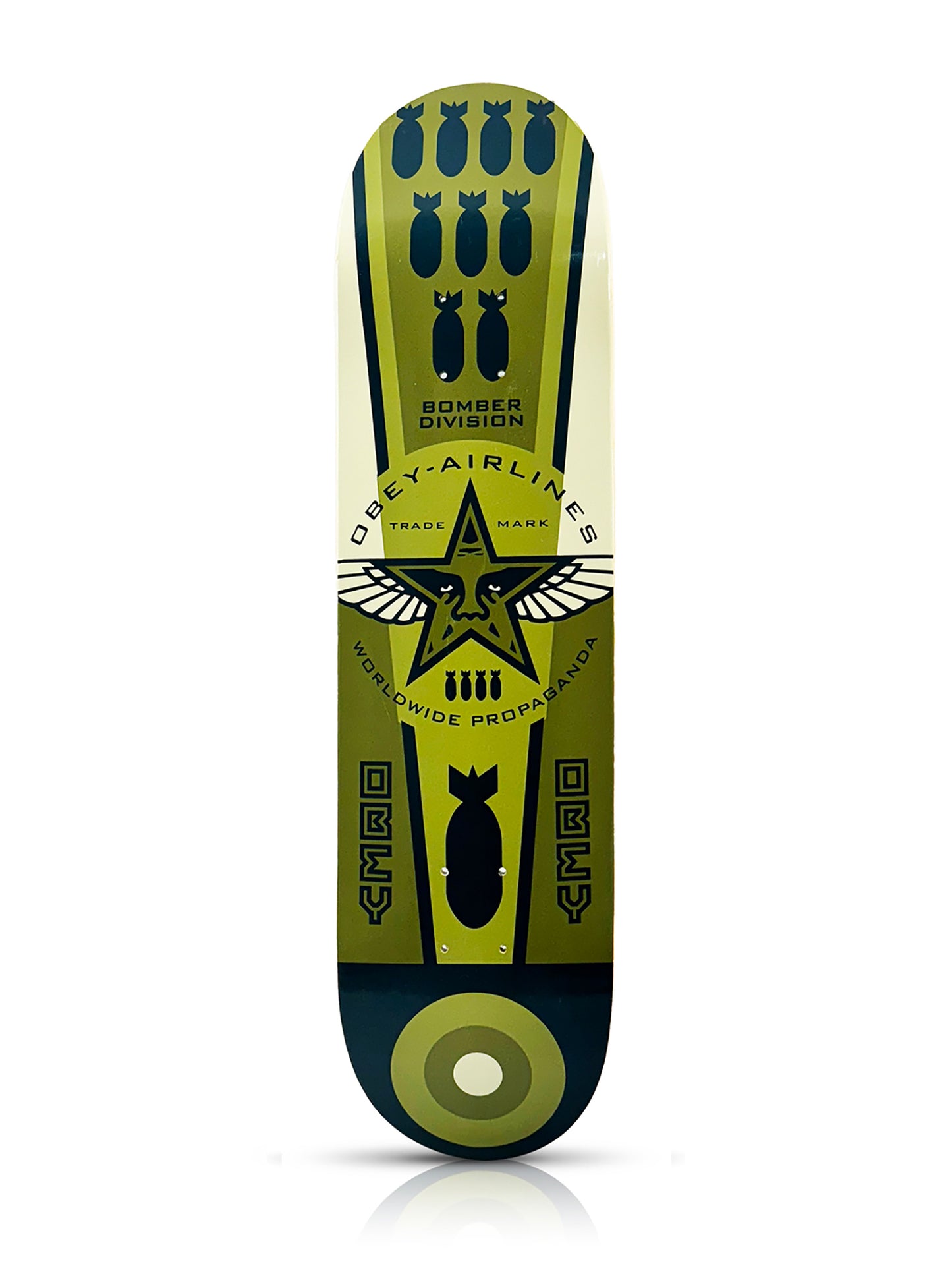 SHEPARD FAIREY 'Obey: Airlines' (2003) RARE Skateboard Deck