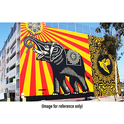 SHEPARD FAIREY x Black Label 'Peace Elephant' (2008) RARE Skateboard Deck