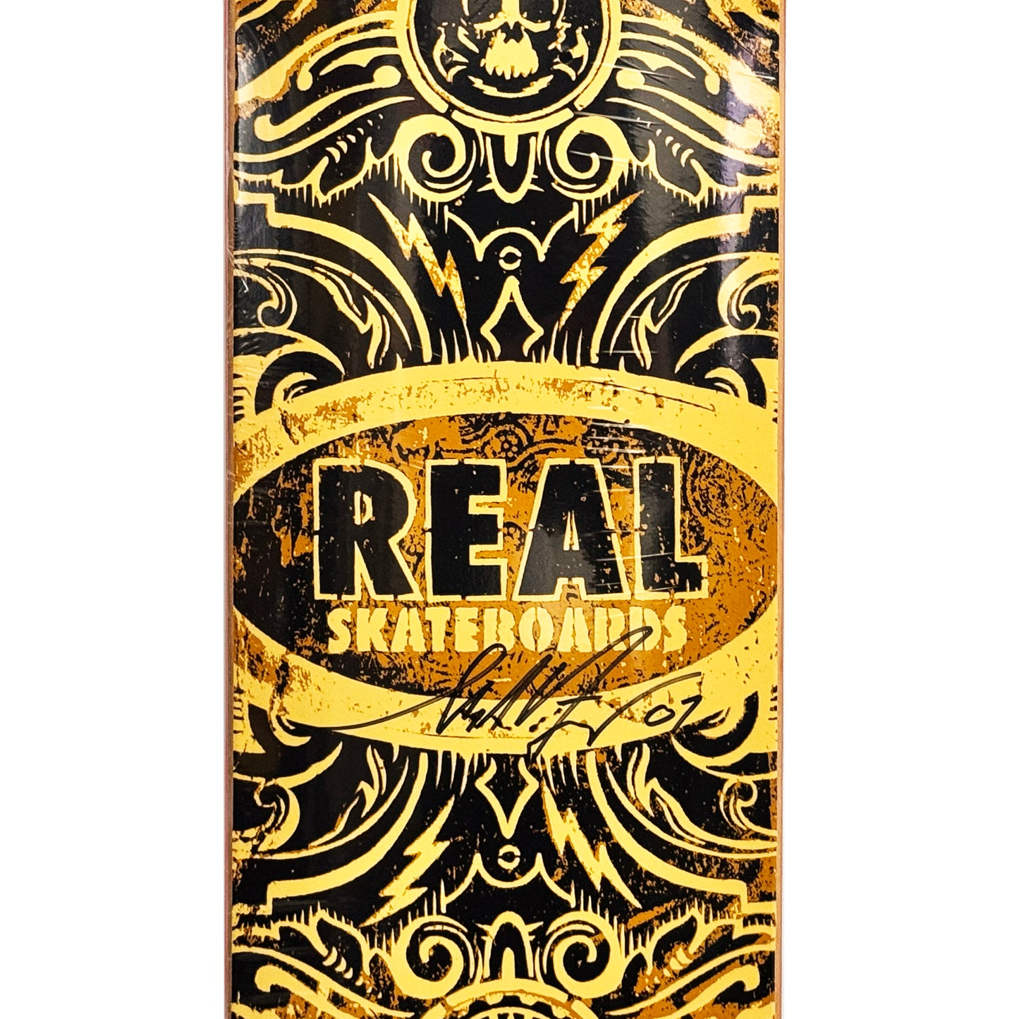 SHEPARD FAIREY x Real Skateboards 'OG Oval Remix Project' (2007) HAND-SIGNED/DATED Skateboard Deck
