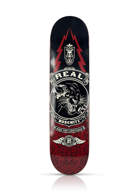 SHEPARD FAIREY x REAL Skateboards 'Ride the Lightning' (2006) Skateboard Deck