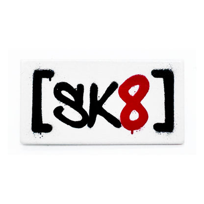 SK8 of the ART 'Sk8 Logo Pin' (2024) UV-Printed Lapel Pin