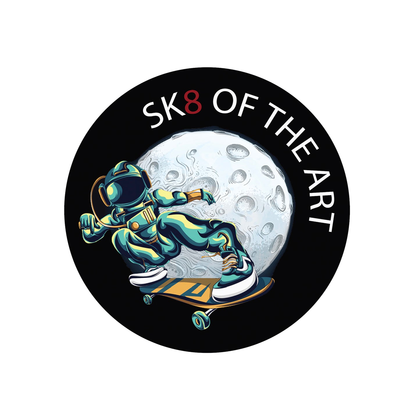 SK8 of the ART 'Sk8 Pin' (2024) Enamel Lapel Logo Pin