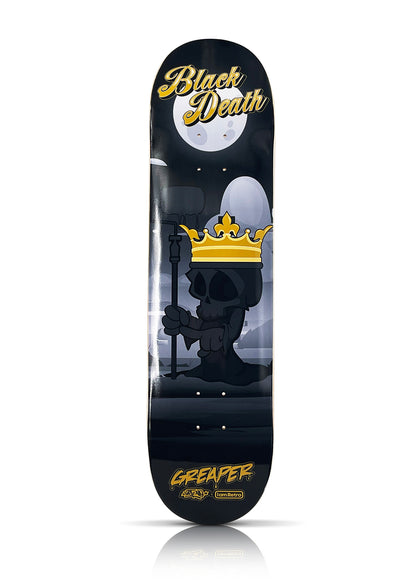 SKET ONE x 3D Retro 'Greaper: Black Death' (2022) Skateboard Deck