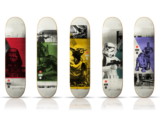 STAR WARS x Element 'Characters' (2021) 5-Skateboard Deck Set