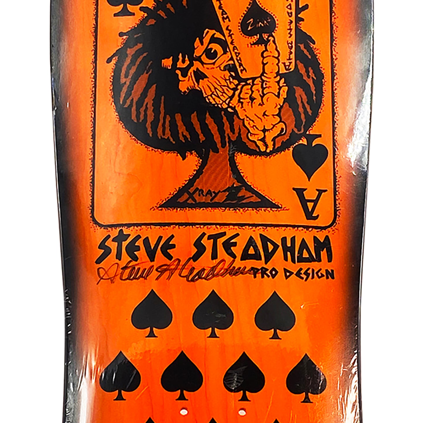STEVE STEADHAM 'Zinka Pro Model' (1988) Hand-Signed Skateboard Deck