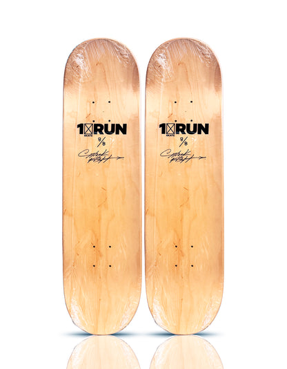 STINKFISH x 1xRUN 'Prickly...' + 'Anatomy...' (2025) Diptych Skateboard Deck Set