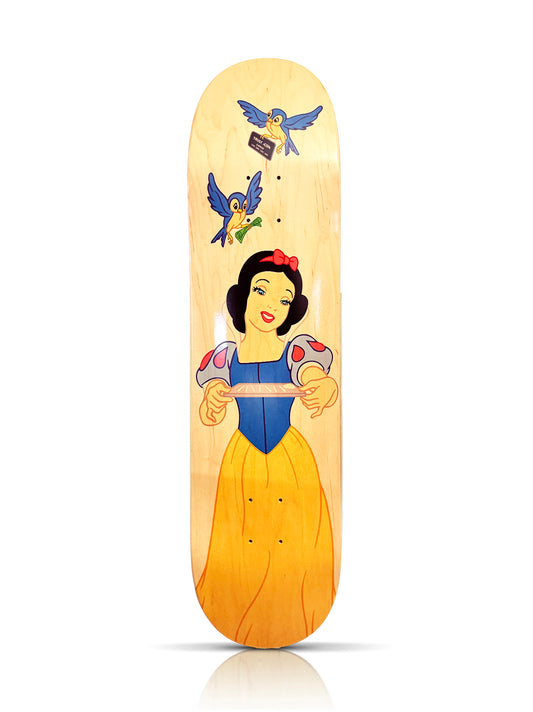 TRUST.ICON x SK8 of the ART 'Snow White' (2024) Skateboard Deck