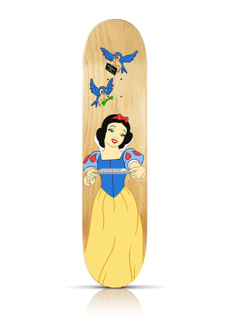 TRUST.ICON x SK8 of the ART 'Snow White' (2024) Skateboard Deck