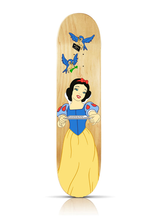 TRUST.ICON x SK8 of the ART 'Snow White' (2024) Skateboard Deck