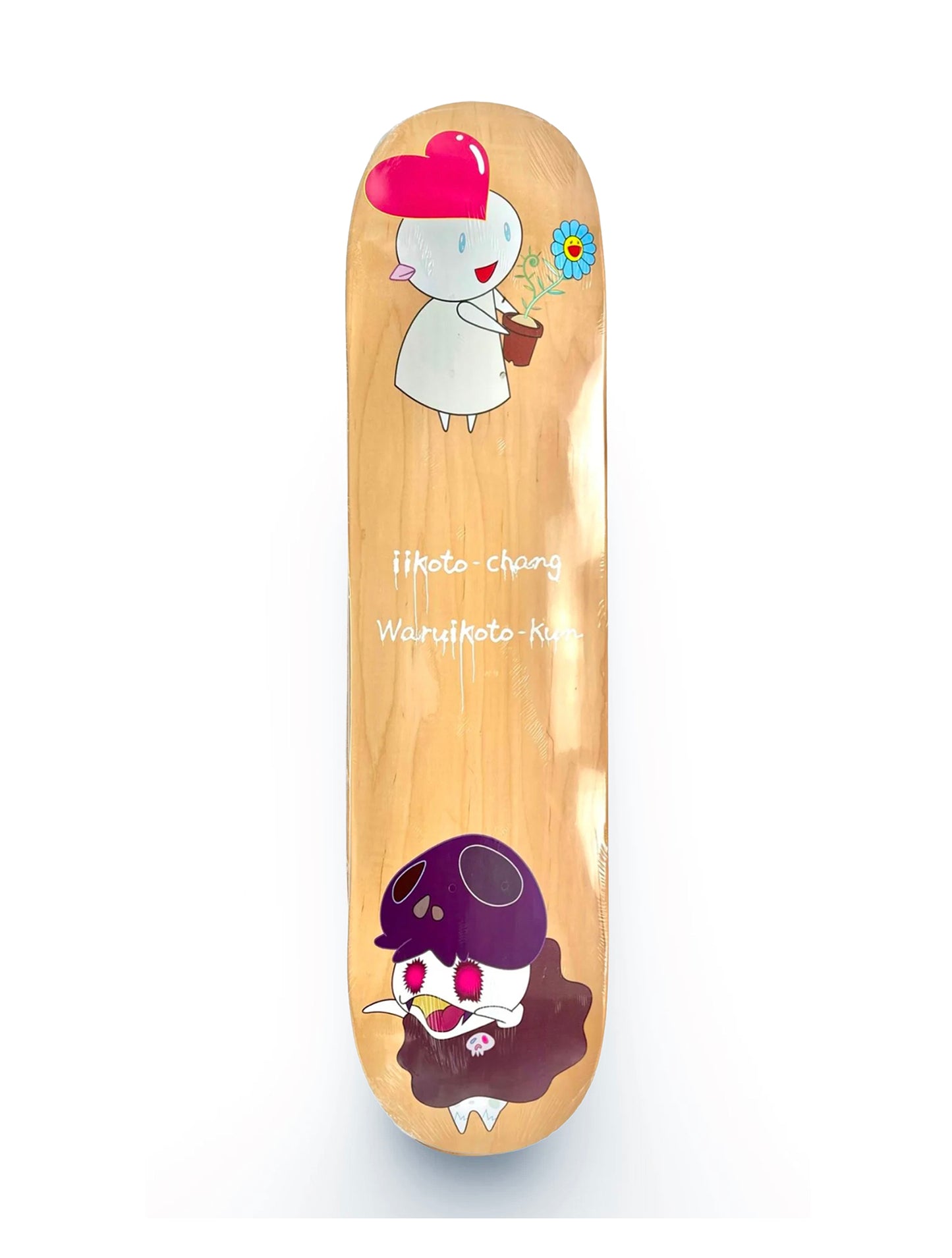 TAKASHI MURAKAMI 'Iikoto-chan, Waruikoto-kun' (2022) Skateboard Deck
