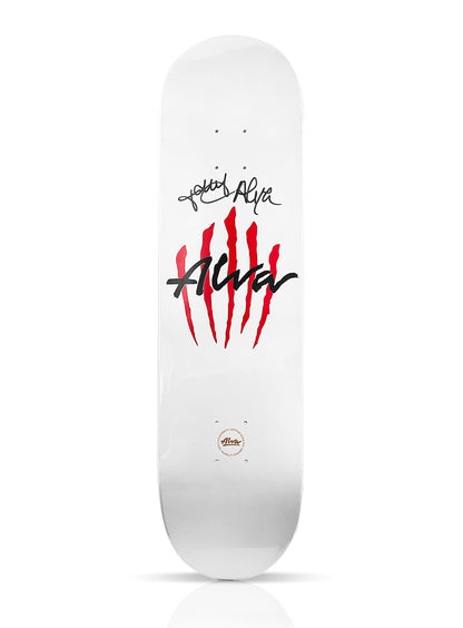 TONY ALVA 'Scratch' (1988) RARE Hand-Signed Skateboard Deck